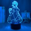 Anime 3d Lamp Bleach Yoruichi Shihouin for Bedroom Decor Nightlight Cool Birthday Gift Acrylic Led Night 2 - Anime Lamps Shop