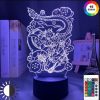 Anime Goku Vegeta 3D Led Night Light Dragon Ball Z Table Lamp Children Bed Room Decor 6 - Anime Lamps Shop