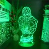 JoJo Bizarre Adventure Anime Guido Mista 3D LED Lamp Night Light Lampara for Home Decor Table 1 - Anime Lamps Shop
